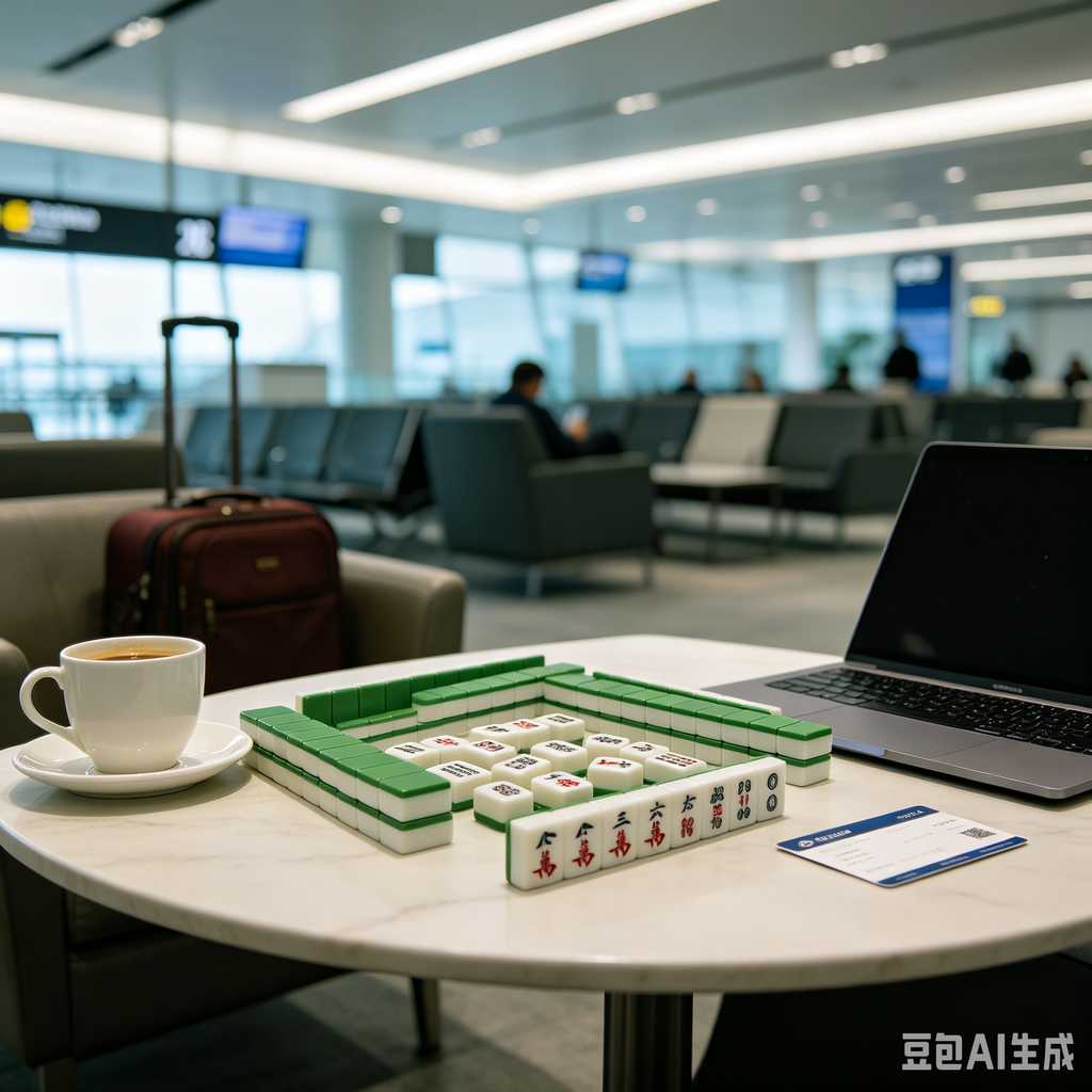 floral design mahjong set